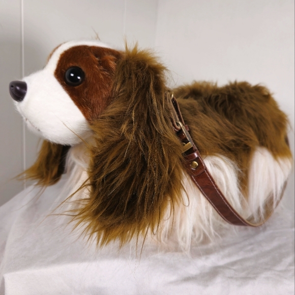 Fuzzy Nation Handbags - King Charles Cavalier Dog Purse - Fuzzy Nation - Love on a Leash
